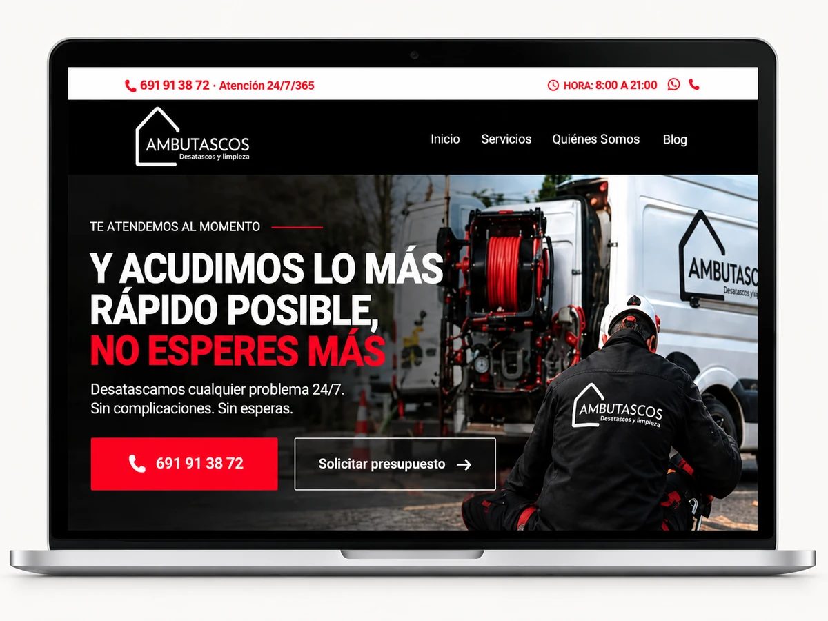 Página web de Ambutascos